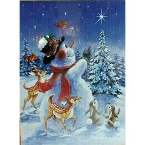 Star of Wonder Snowman Christmas Puzzle 300 Pc Sealed Box Richard De Wolfe 18x24